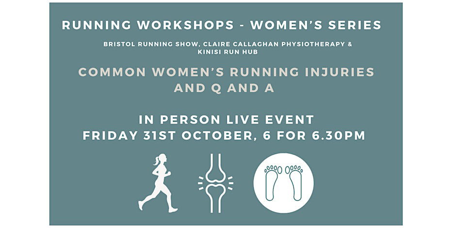 Women's Running Injuries - Bristol running workshops Womens series